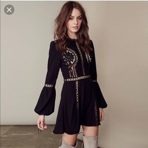 For love and lemons nude illusion dress